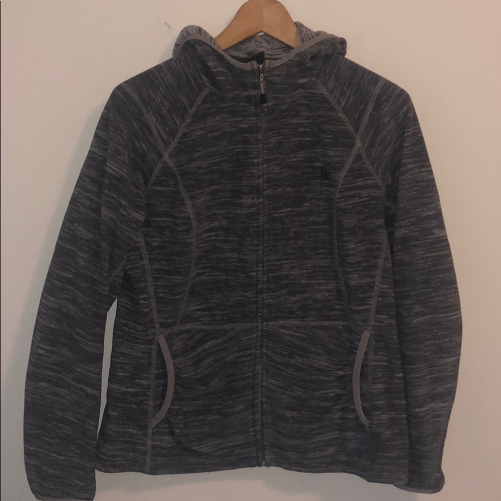 The North Face Polartec Heathered Grey Fleece
